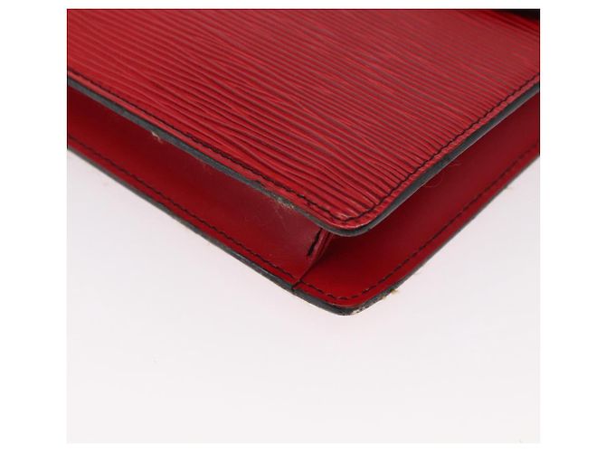 LOUIS VUITTON Clutch Epi Montaigne 27 Rosso M52657 LV Auth 157734 - vista 14