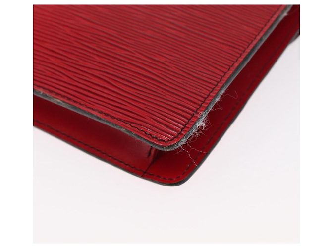 LOUIS VUITTON Clutch Epi Montaigne 27 Rosso M52657 LV Auth 157734 - vista 16