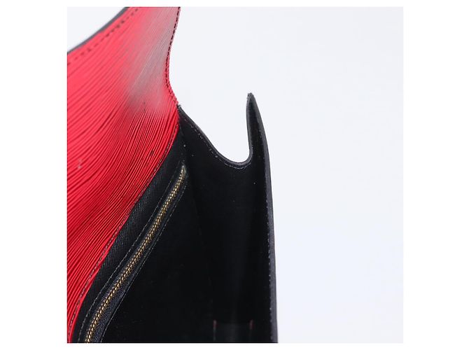 LOUIS VUITTON Clutch Epi Montaigne 27 Rosso M52657 LV Auth 157734 - vista 18
