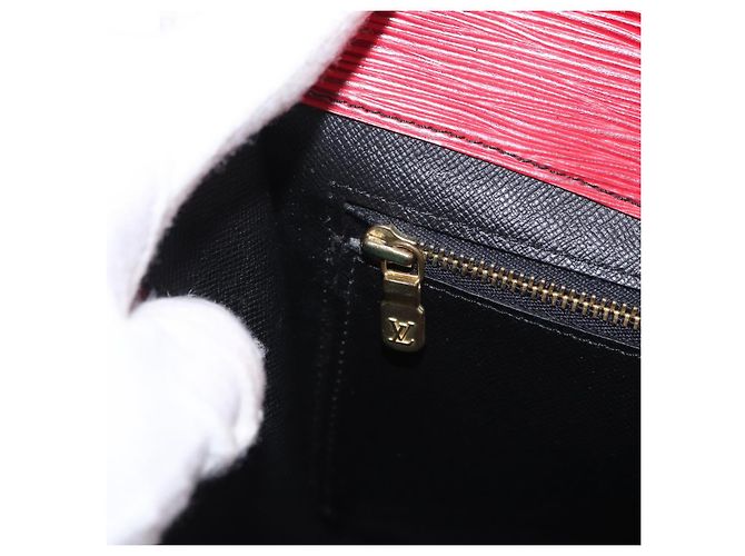 LOUIS VUITTON Clutch Epi Montaigne 27 Rosso M52657 LV Auth 157734 - vista 20