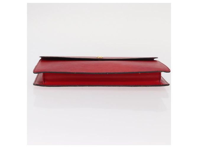 LOUIS VUITTON Clutch Epi Montaigne 27 Rosso M52657 LV Auth 157734 - vista 6