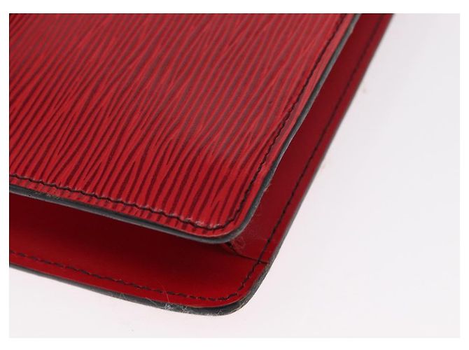 LOUIS VUITTON Clutch Epi Montaigne 27 Rosso M52657 LV Auth 157734 - vista 7