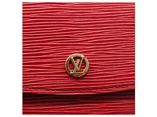 LOUIS VUITTON Clutch Epi Montaigne 27 Rosso M52657 LV Auth 157734 - vista 8