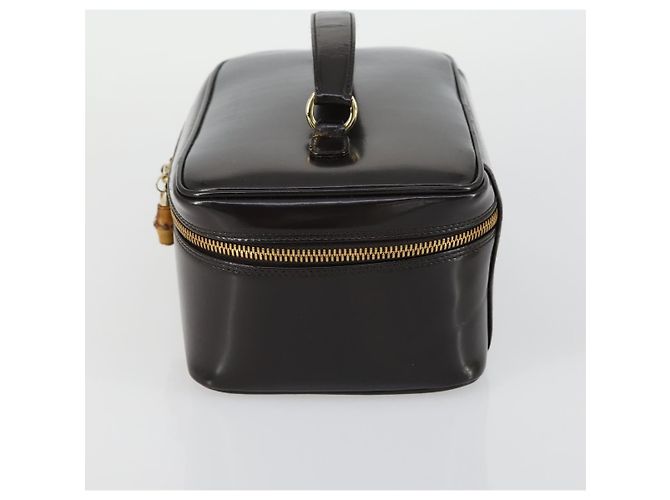 Borsa Gucci Bamboo Salvatore Ferragamo in pelle scamosciata 2 pezzi Nero Marrone Auth 154197 - vista 11