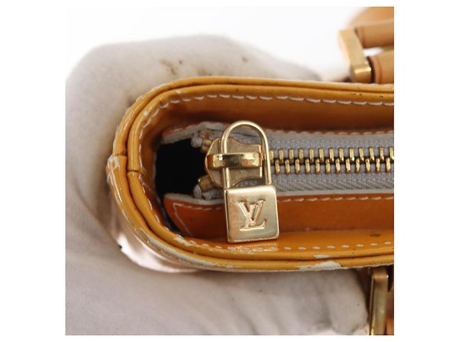LOUIS VUITTON Borsa a Mano Monogram Vernis Houston Grigio M91053 LV Auth BA9112 - vista 10