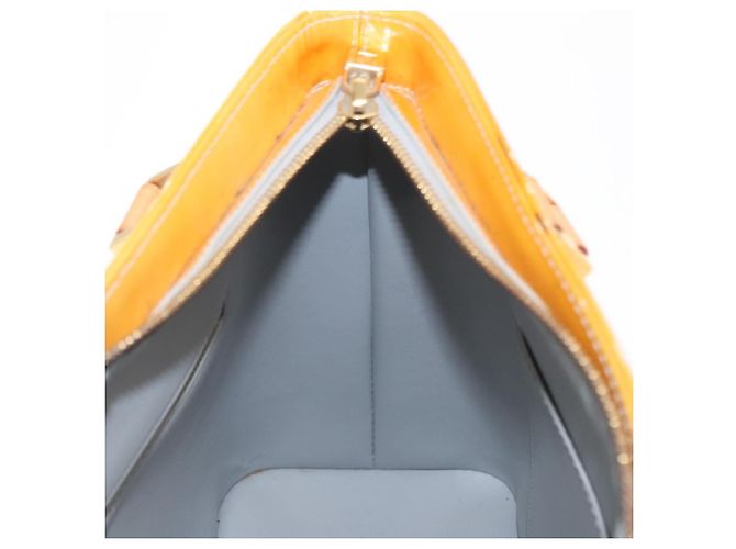 LOUIS VUITTON Borsa a Mano Monogram Vernis Houston Grigio M91053 LV Auth BA9112 - vista 19