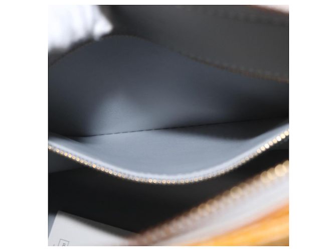 LOUIS VUITTON Borsa a Mano Monogram Vernis Houston Grigio M91053 LV Auth BA9112 - vista 22