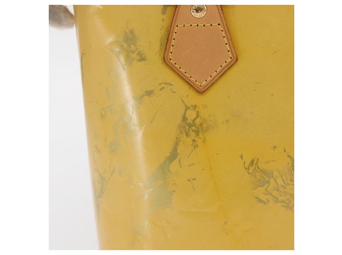 LOUIS VUITTON Borsa a Mano Monogram Vernis Houston Grigio M91053 LV Auth BA9112 - vista 3