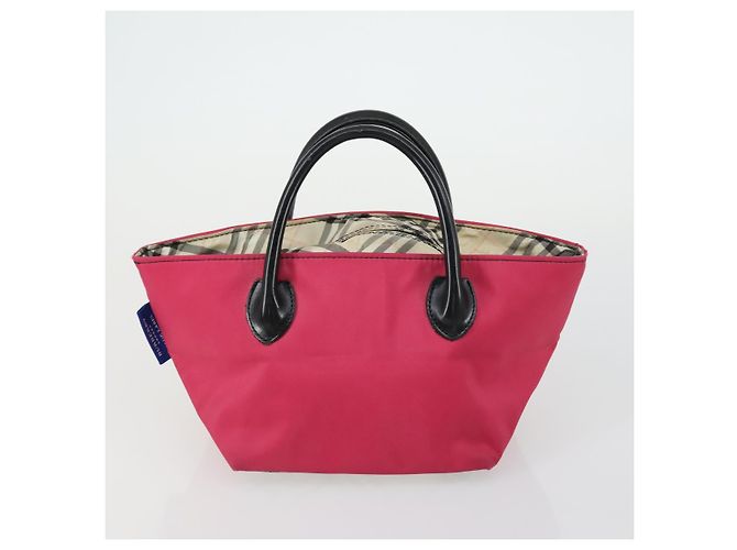 BALLY Borsa a Mano Burberry Celine Pelle Tela 4 Set Beige Rosa Auth 156747 - vista 15