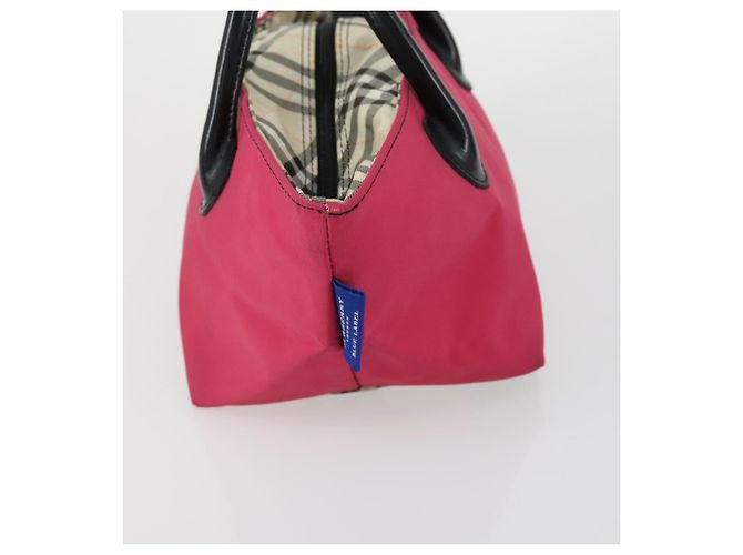 BALLY Borsa a Mano Burberry Celine Pelle Tela 4 Set Beige Rosa Auth 156747 - vista 16