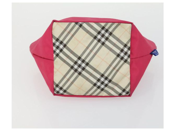 BALLY Borsa a Mano Burberry Celine Pelle Tela 4 Set Beige Rosa Auth 156747 - vista 18