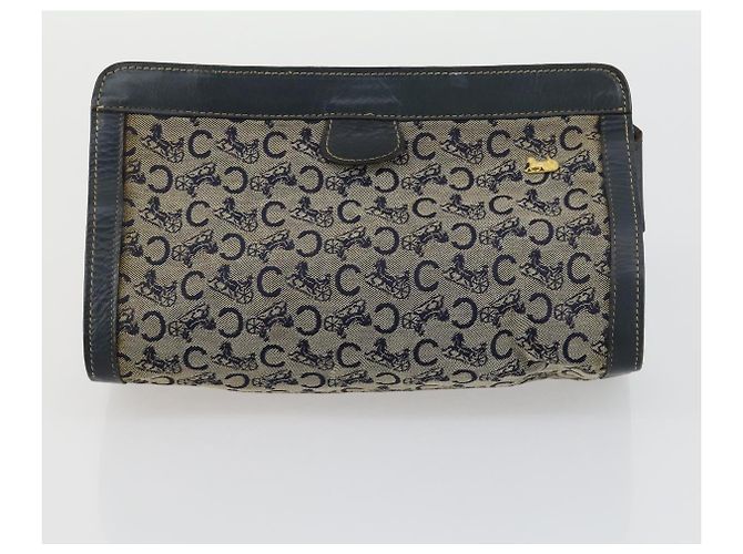 BALLY Borsa a Mano Burberry Celine Pelle Tela 4 Set Beige Rosa Auth 156747 - vista 20