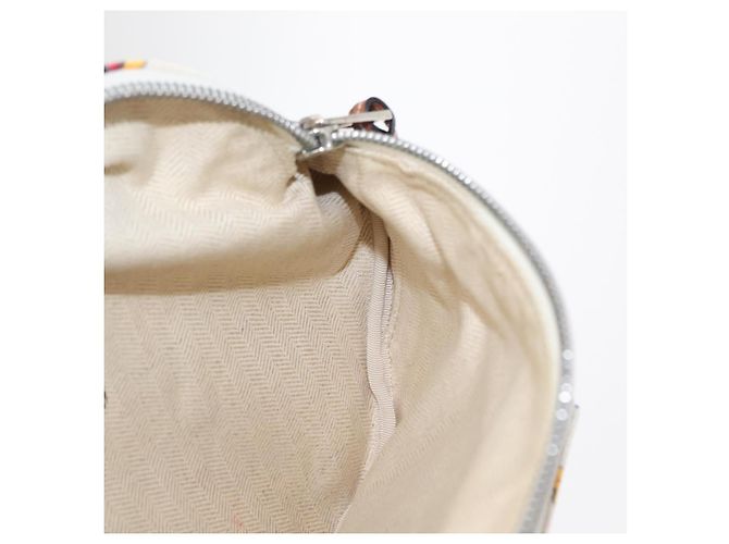 LOEWE Marsupio in Tela Bianco Argento Auth bs31816 - vista 20