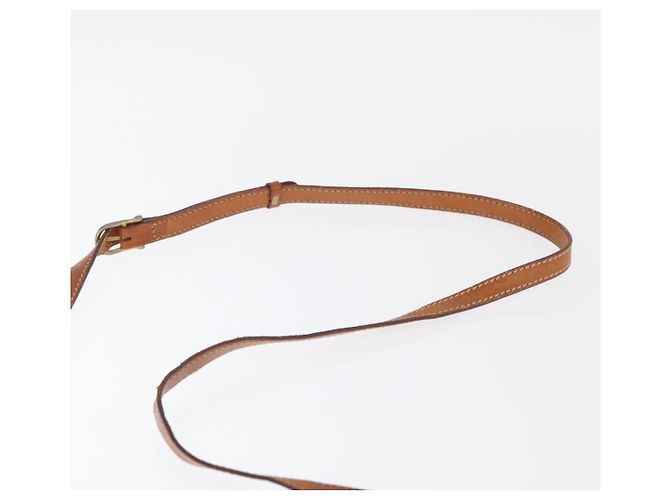 Céline Sac à épaule en toile Macadam CELINE en cuir PVC marron doré Auth 157008 - vue 14