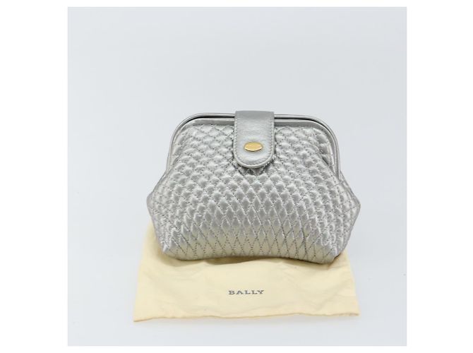 Pochette in pelle argento BALLY Auth 157887 - vista 12