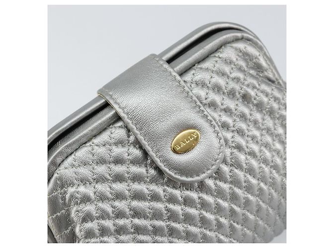 Pochette in pelle argento BALLY Auth 157887 - vista 8