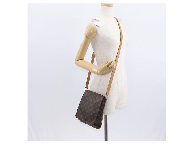 LOUIS VUITTON Borsa a Spalla Lunga Monogram Musette Salsa M51387 LV Auth ka1159 Monogramma - vista 22