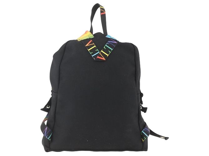 Mochila de nylon negra Valentino Auth ka1198 Negro - vista 2