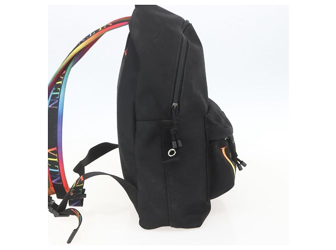 Mochila de nylon negra Valentino Auth ka1198 Negro - vista 3