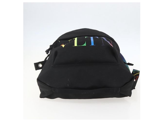 Mochila de nylon negra Valentino Auth ka1198 Negro - vista 5