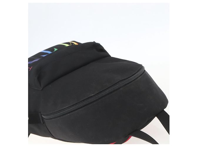 Mochila de nylon negra Valentino Auth ka1198 Negro - vista 6