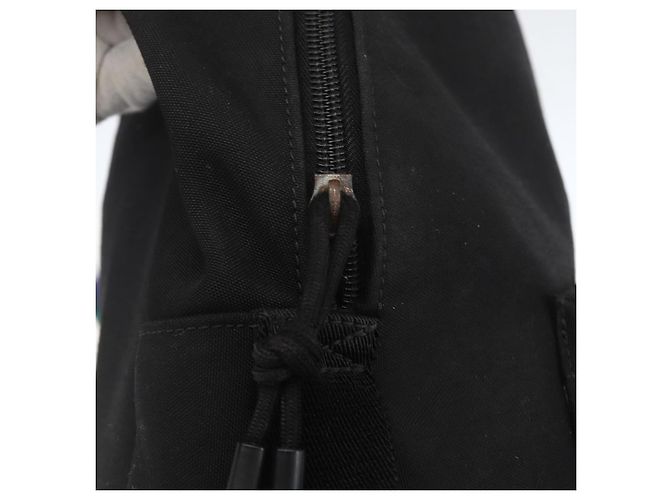 Mochila de nylon negra Valentino Auth ka1198 Negro - vista 9