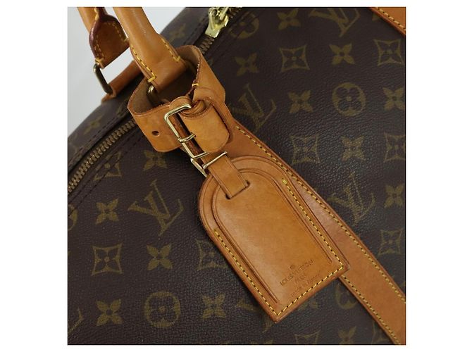 LOUIS VUITTON Borsa Boston Monogram Keepall 50 M41426 LV Auth 155568 Monogramma - vista 19