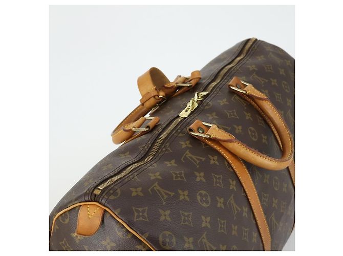 LOUIS VUITTON Borsa Boston Monogram Keepall 50 M41426 LV Auth 155568 Monogramma - vista 6
