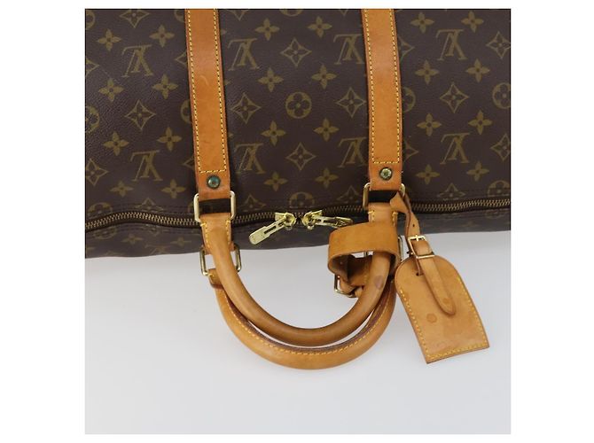LOUIS VUITTON Borsa Boston Monogram Keepall 50 M41426 LV Auth 155568 Monogramma - vista 7