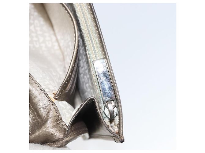 CHANEL Cartera Línea Cambon Piel de Cordero Marrón CC Auth 148574 Castaño - vista 20