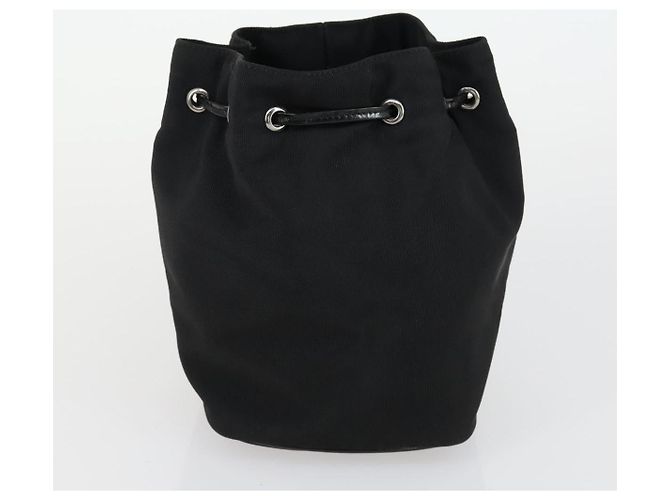 Gucci Borsa a Mano Pouch Nylon Smalto 3 Set Nero Marrone Auth ar13915 - vista 10