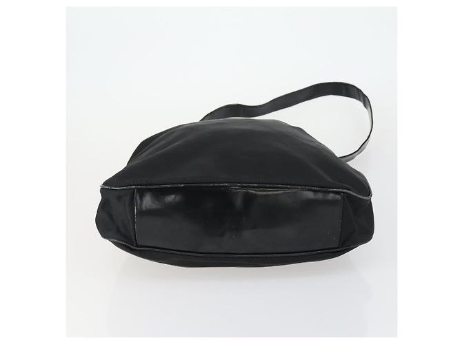 Gucci Borsa a Mano Pouch Nylon Smalto 3 Set Nero Marrone Auth ar13915 - vista 7