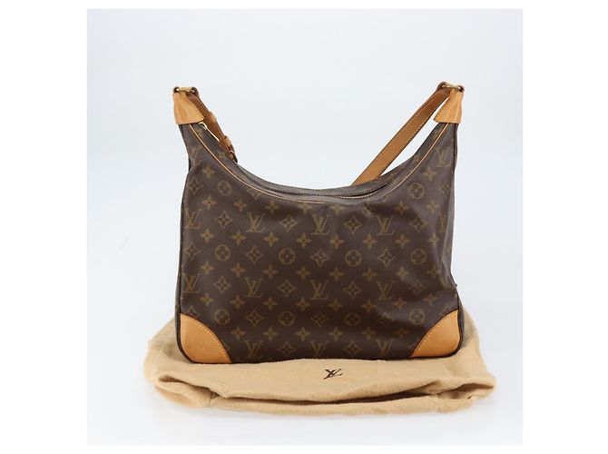 LOUIS VUITTON Borsa a Spalla Monogram Boulogne 35 M51260 LV Auth 158430 Monogramma - vista 12