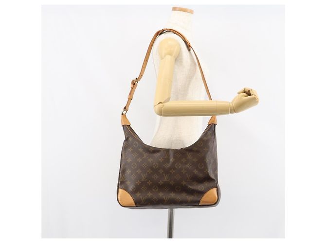 LOUIS VUITTON Borsa a Spalla Monogram Boulogne 35 M51260 LV Auth 158430 Monogramma - vista 23