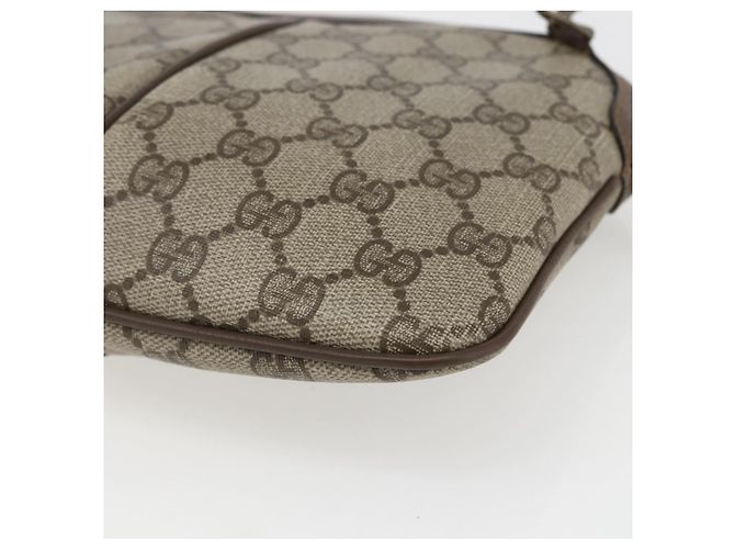 Borsa Sherry Line GG Supreme Web di GUCCI in PVC beige e oro 904 02 047 Auth 157335 D'oro - vista 16