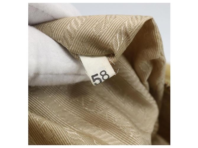 PRADA Borsa a mano in nylon avorio oro Auth 158011 D'oro Crudo - vista 12