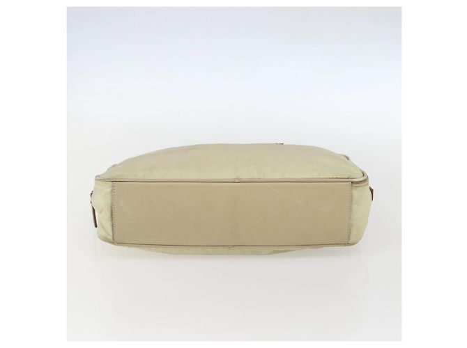 PRADA Borsa a mano in nylon avorio oro Auth 158011 D'oro Crudo - vista 5