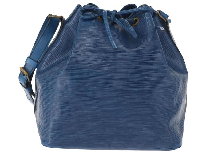 Noe LOUIS VUITTON Borsa a Spalla Petit Noé Epi Blu M44105 LV Auth 158656 - vista 13