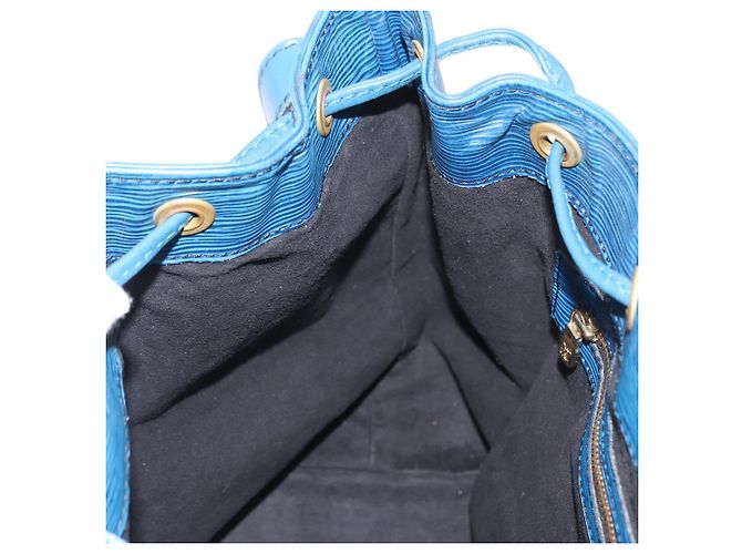 Noe LOUIS VUITTON Borsa a Spalla Petit Noé Epi Blu M44105 LV Auth 158656 - vista 19