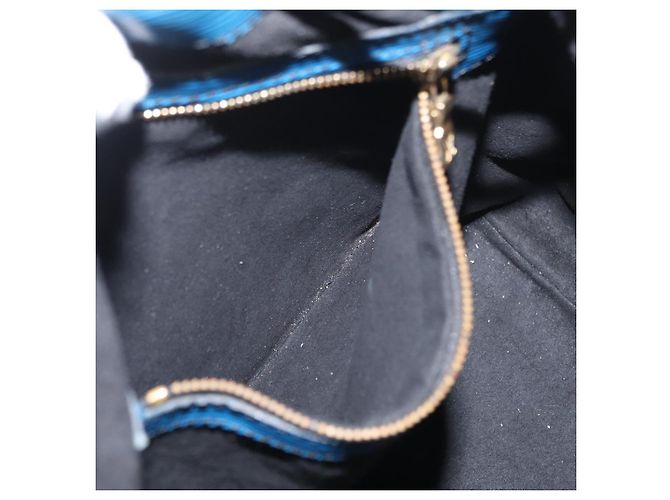 Noe LOUIS VUITTON Borsa a Spalla Petit Noé Epi Blu M44105 LV Auth 158656 - vista 21