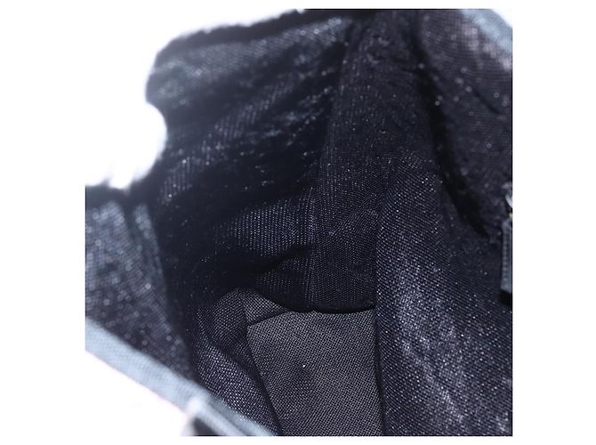Borsa Tote Prada in nylon rosa argento Auth 158422 - vista 21