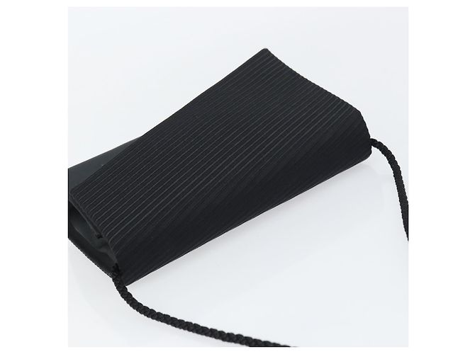 Borsa a Spalla Christian Dior Nylon Nero Oro Auth 160677 D'oro - vista 6