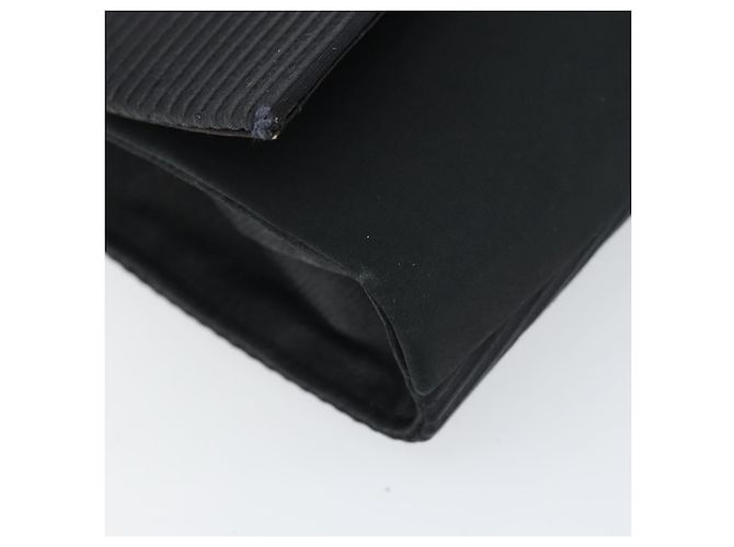 Borsa a Spalla Christian Dior Nylon Nero Oro Auth 160677 D'oro - vista 9