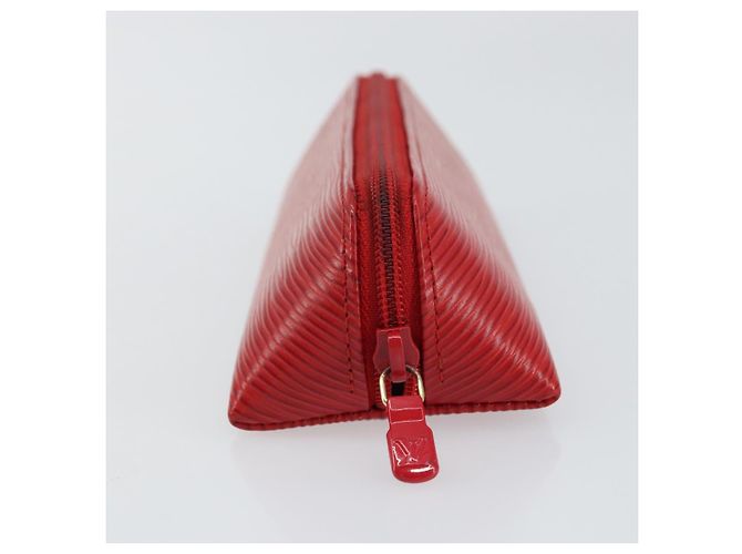 Astuccio per Matite Epi Louis Vuitton Rosso M56547 LV Auth am10091 - vista 4