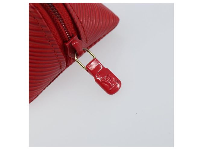 Astuccio per Matite Epi Louis Vuitton Rosso M56547 LV Auth am10091 - vista 8