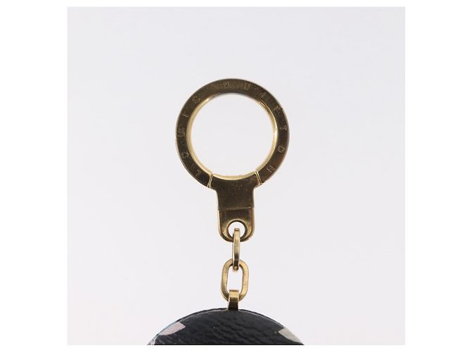LOUIS VUITTON Monogramm Multicolor Astropill Schlüsselanhänger Schwarz M51912 Auth 157928 - Ansicht 4