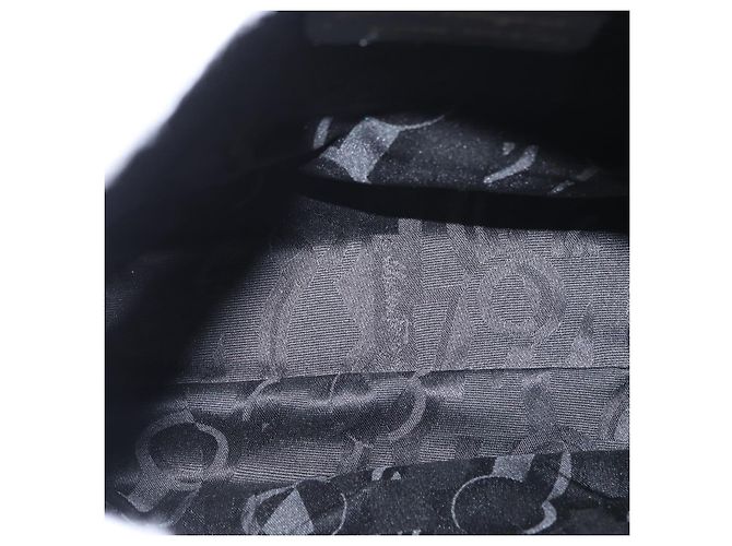 Borsa Tote Gancini in pelle nera e oro Salvatore Ferragamo Auth 157259 Nero D'oro - vista 11