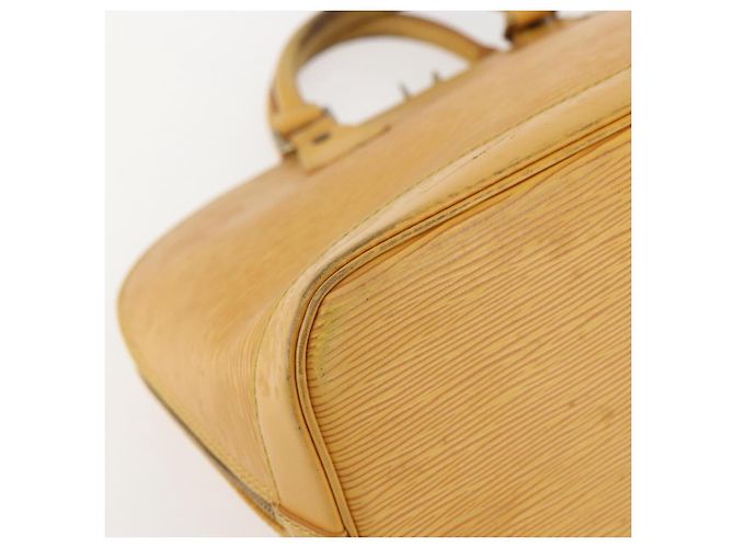 LOUIS VUITTON Borsa a Mano Epi Alma Gialla M52149 LV Auth 152094 Giallo - vista 14