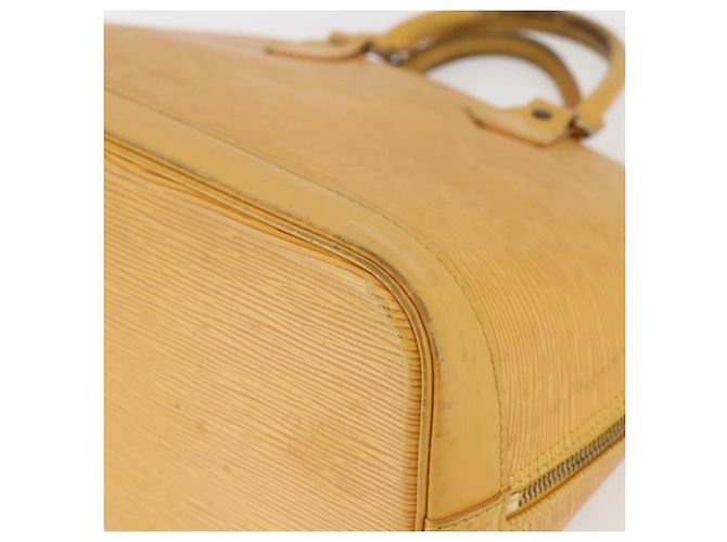 LOUIS VUITTON Borsa a Mano Epi Alma Gialla M52149 LV Auth 152094 Giallo - vista 15