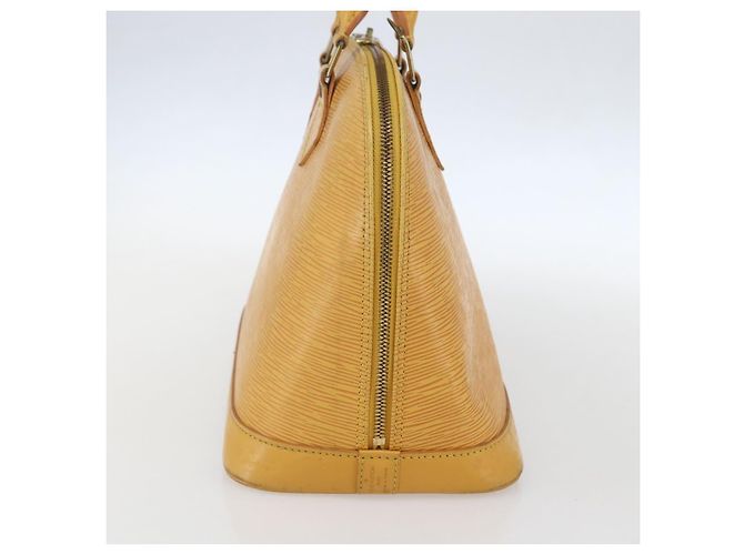 LOUIS VUITTON Borsa a Mano Epi Alma Gialla M52149 LV Auth 152094 Giallo - vista 3